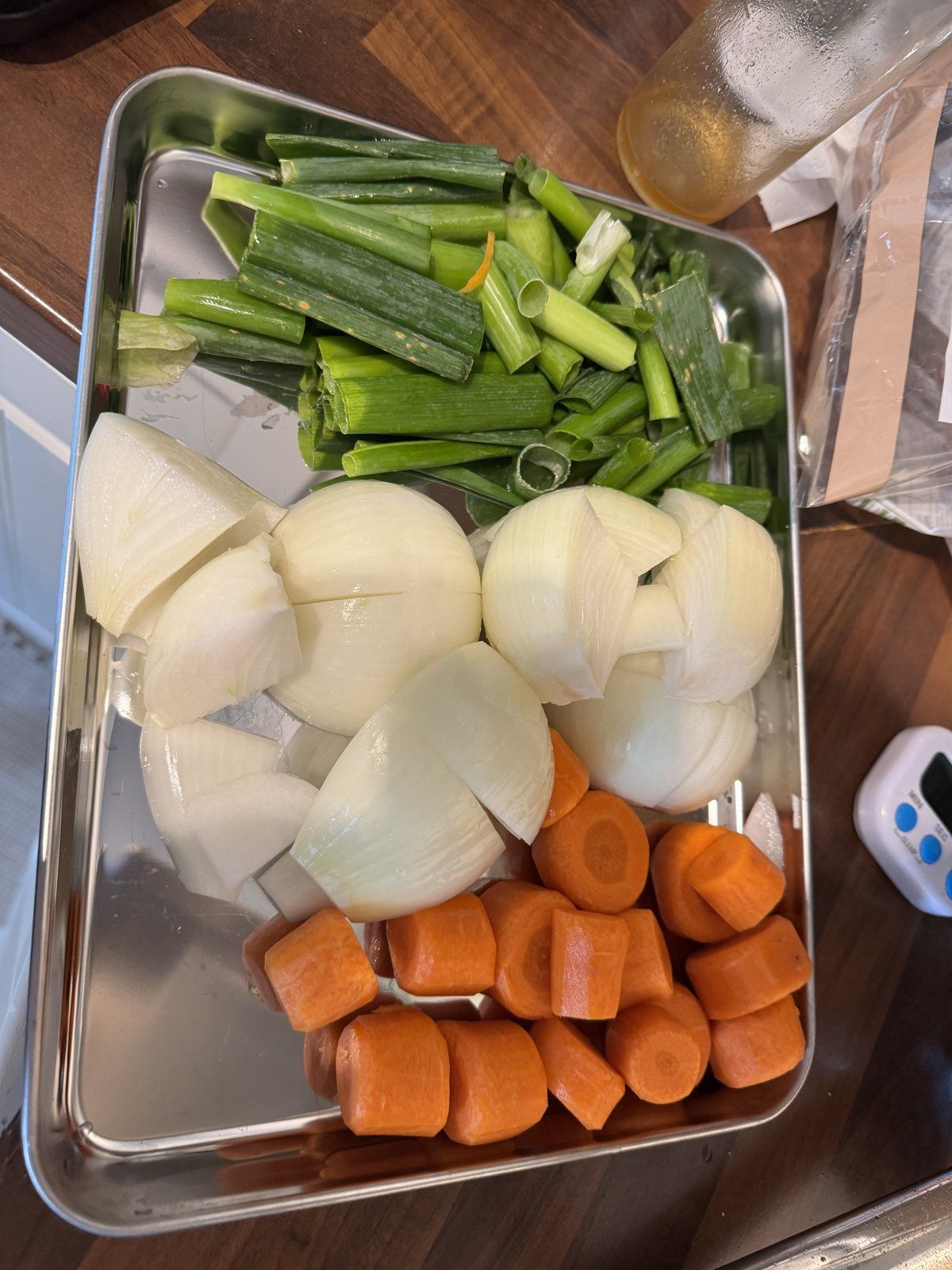 손질한 채소